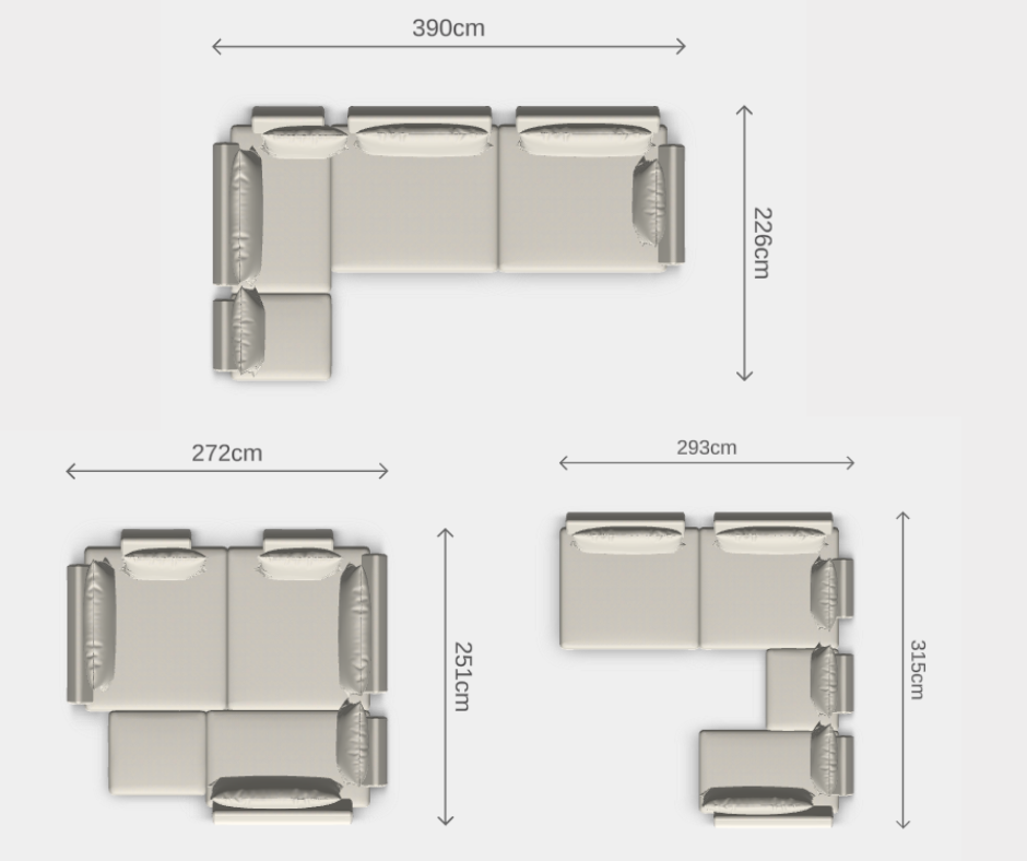 Modulares Sofa Tamara - Special Founder Edition - Stoff Mollia
