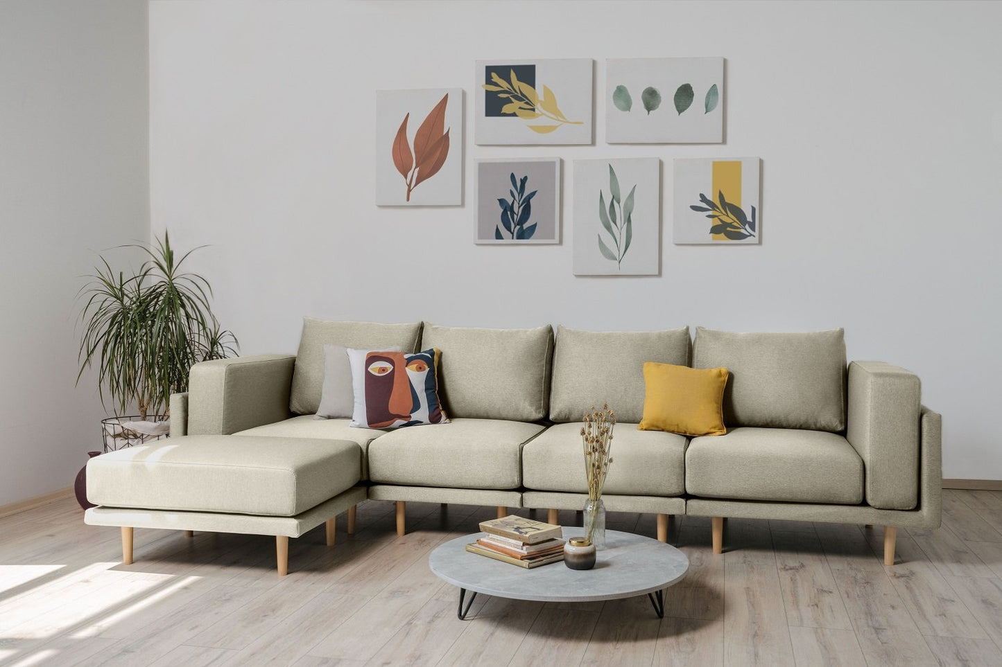 Stoffbezug Baumwolle - Modulares Sofa Donna XL - Livom