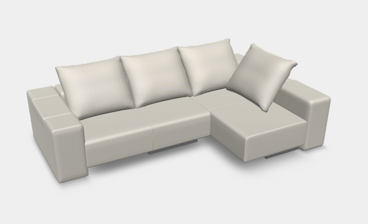 Modulares Sofa Marie mit Schlaffunktion - Stoff Mollia - Christina Plafky