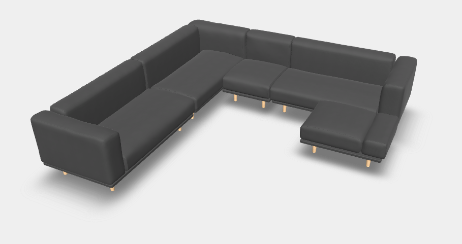 Modulares Sofa Jenny mit Schlaffunktion - Stoff Velare - Anika Foley