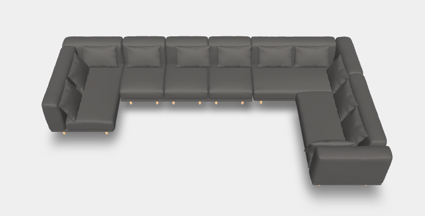 Modulares Sofa Jenny mit Schlaffunktion - Stoff Mollia - Marco Kaiser