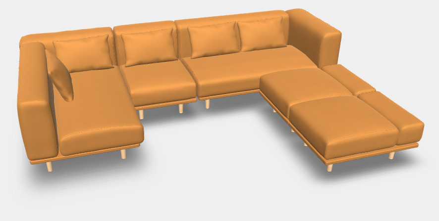 Modulares Sofa Jenny mit Schlaffunktion - Stoff Velare - Lucia Ndour