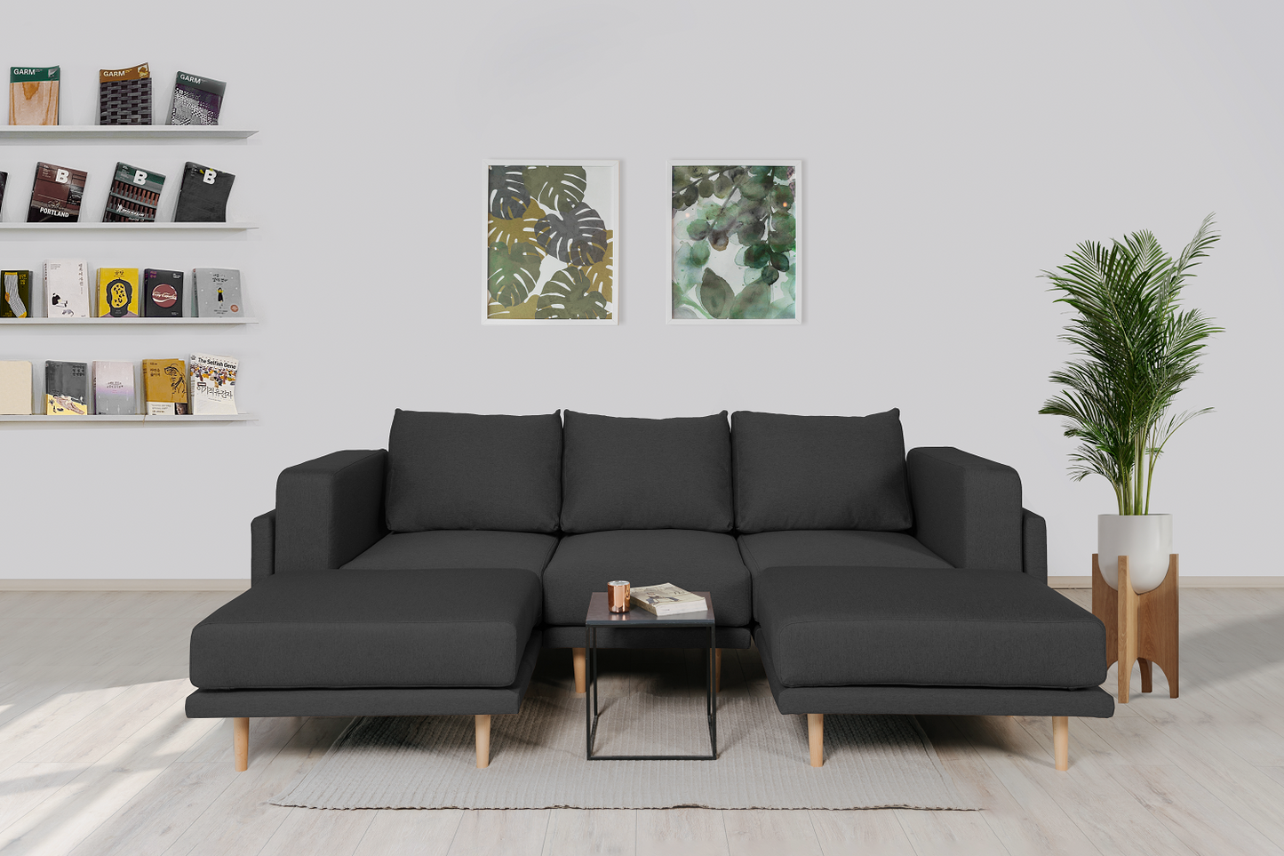 Stoffbezug Mollia - Modulares Sofa Donna U