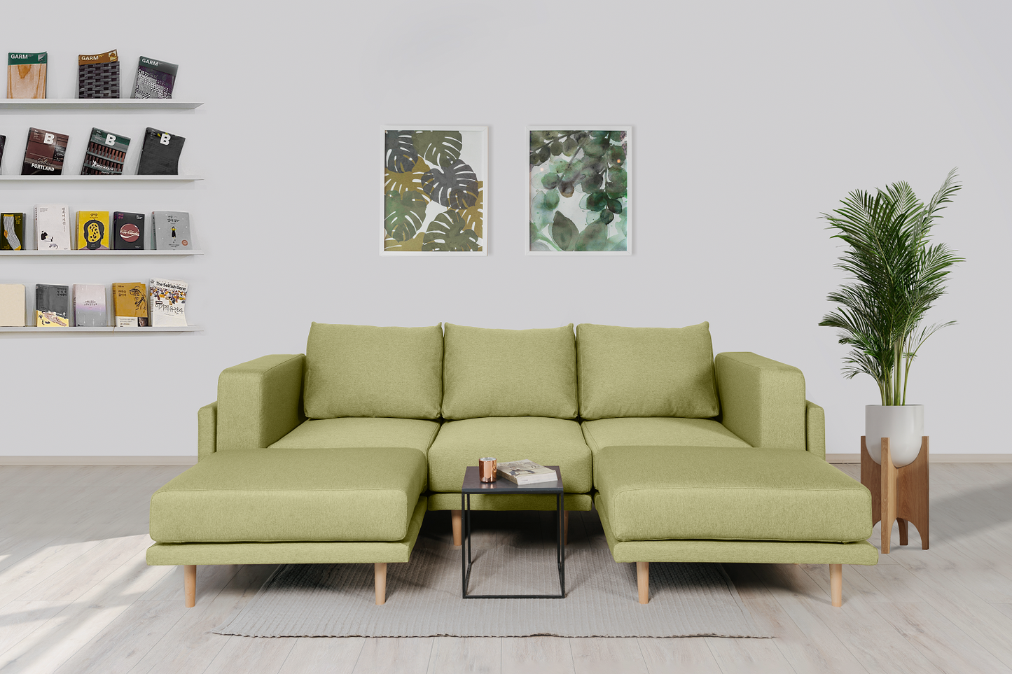 Stoffbezug Mollia - Modulares Sofa Donna U