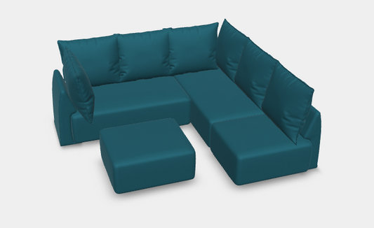 Modulares Sofa May mit Schlaffunktion - Stoff Velare - Markus Delzer