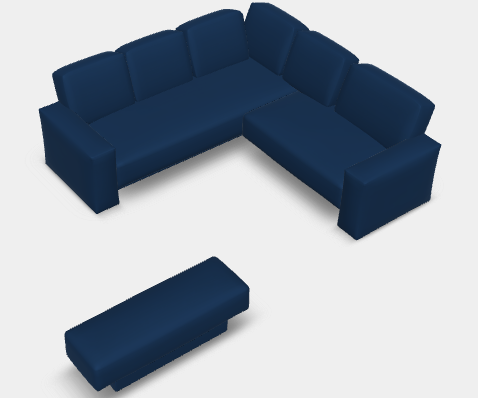 Modulares Sofa Rachel mit Schlaffunktion - Stoff Velare - Markus Heitz