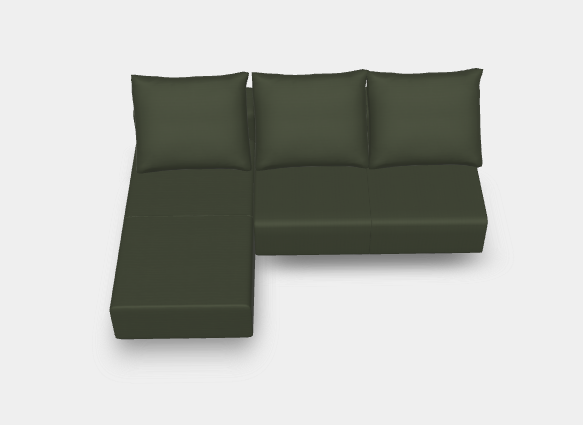 Modulares Sofa Marie mit Schlaffunktion - Stoff Velare - Martin Dreiocker