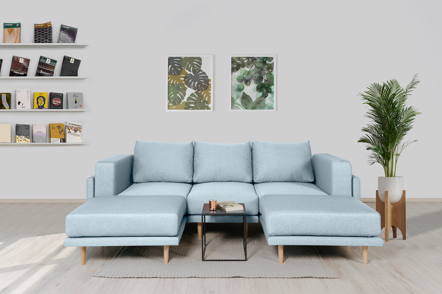 Stoffbezug Mollia - Modulares Sofa Donna U