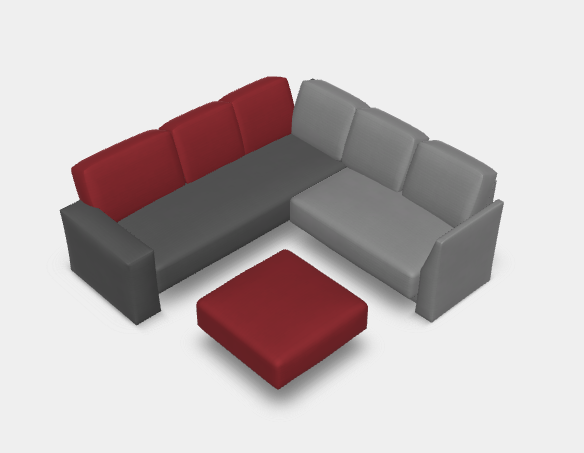 Modulares Sofa Jessica mit Schlaffunktion - Stoff Velare - Pierre Böhmann