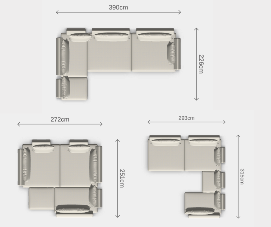 Modulares Sofa Tamara - Special Founder Edition  - Stoff Mollia