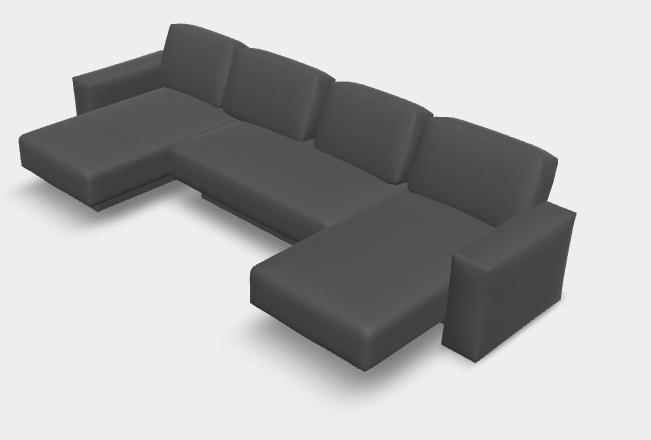 Modulares Sofa Rachel mit Schlaffunktion - Stoff Velare - Christina Hufeld