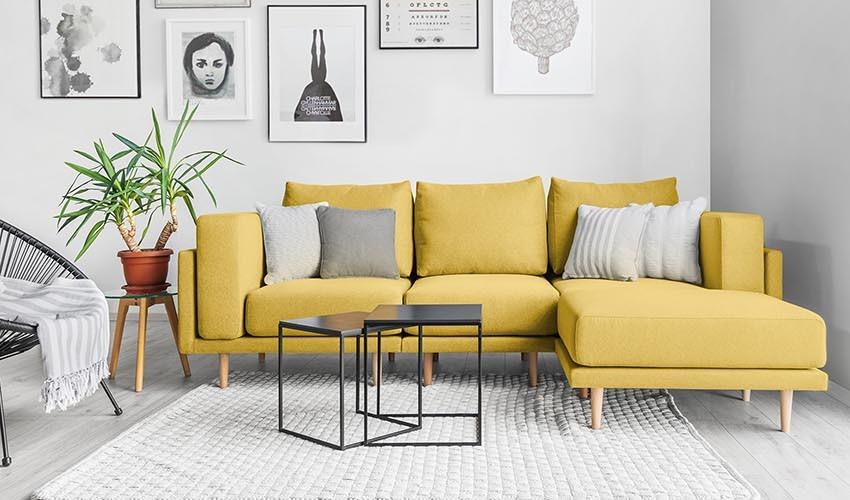 Modulares Sofa Donna mit Schlaffunktion - Stoff Baumwolle - Livom