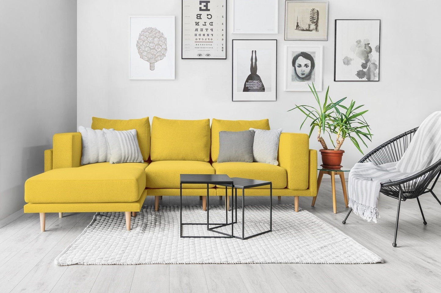 Modulares Sofa Donna mit Schlaffunktion - Stoff Mollia - Livom