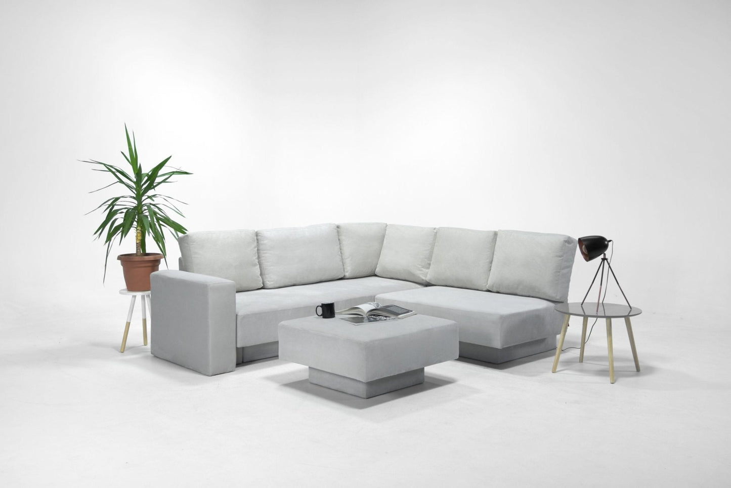 Modulares Sofa Jessica mit Schlaffunktion - Livom