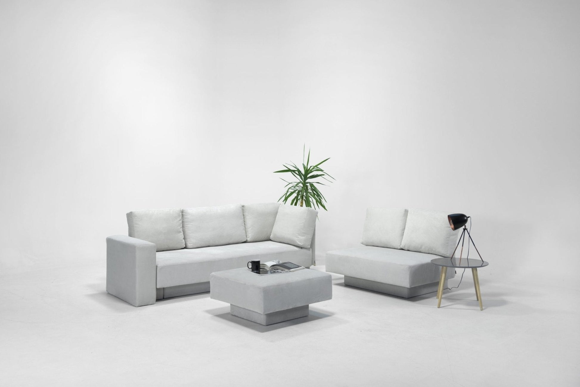 Modulares Sofa Jessica mit Schlaffunktion - Livom