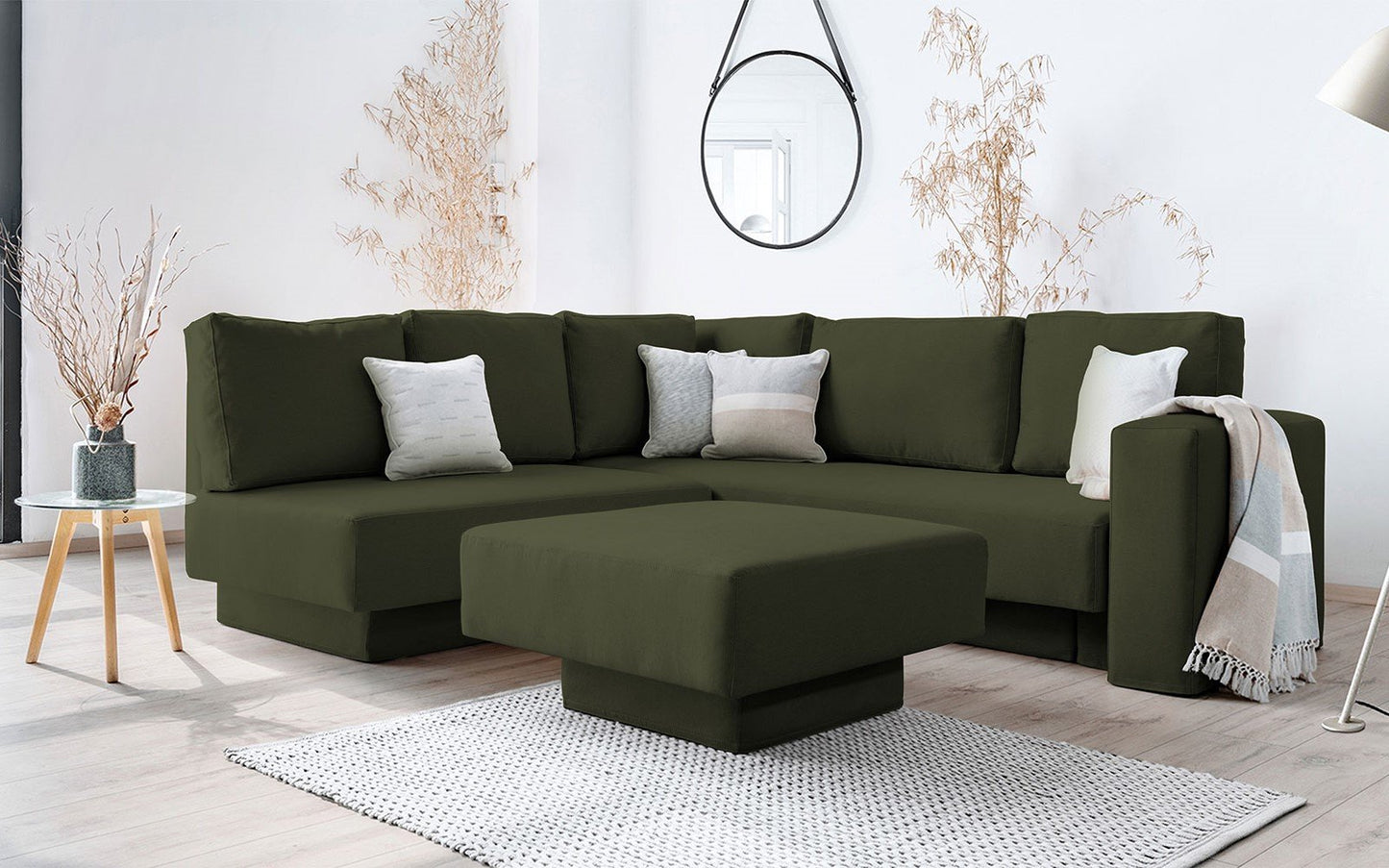 Modulares Sofa Jessica mit Schlaffunktion - Stoff Velare - Livom