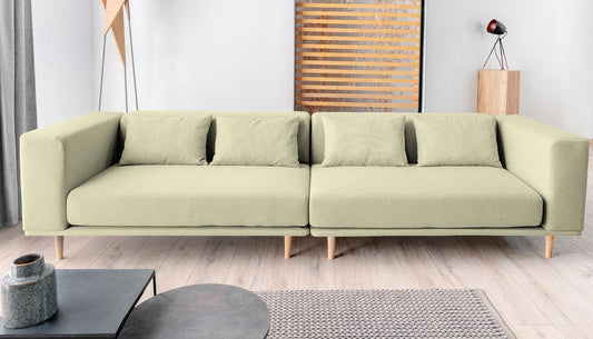 Modulares Sofa Lilly mit Schlaffunktion - Stoff Mollia - Livom