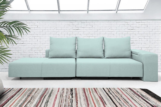 Modulares Sofa Marie mit Schlaffunktion - Stoff Mollia - Livom