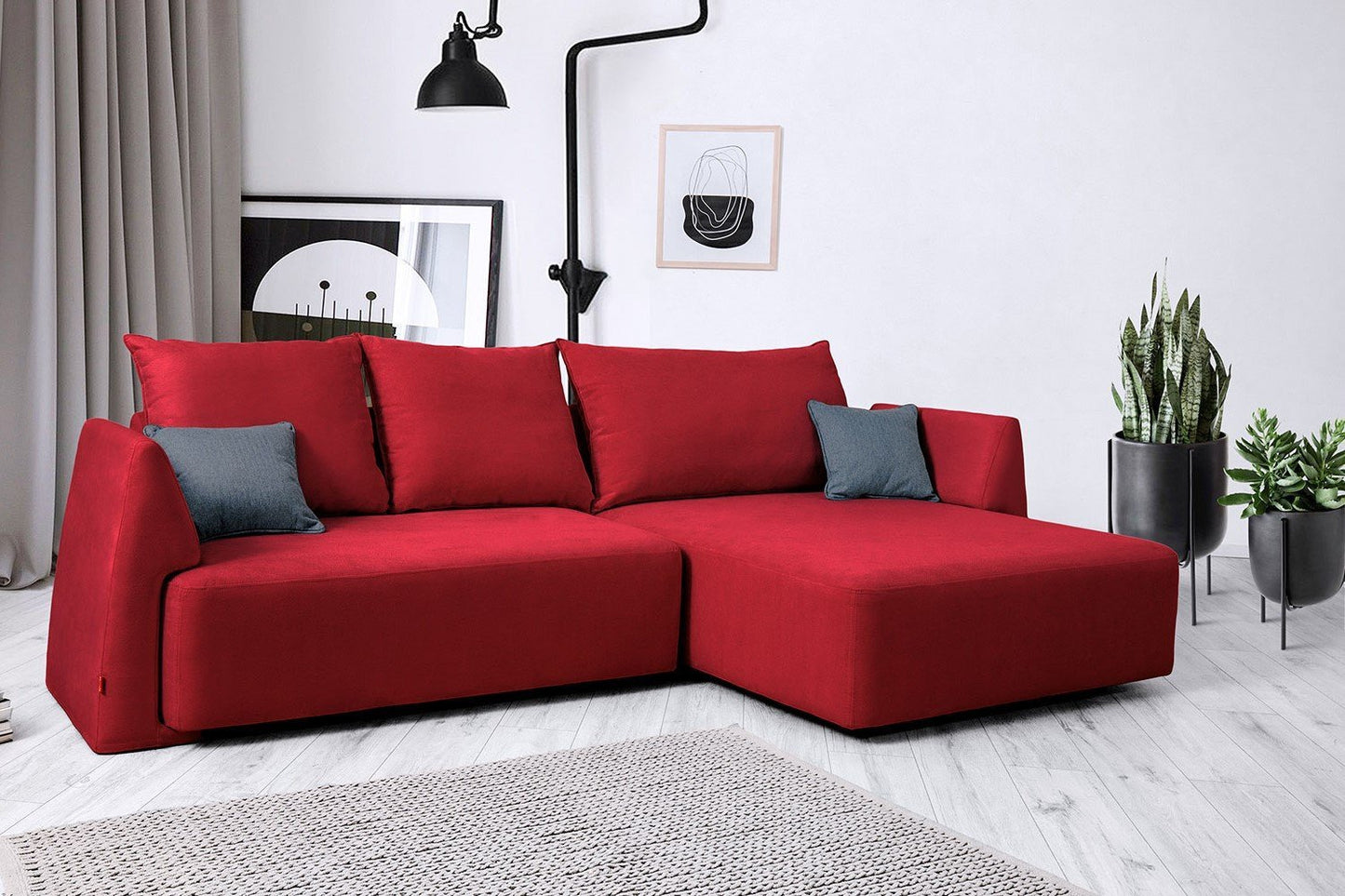 Modulares Sofa Mia mit Schlaffunktion - Stoff Velare - Livom