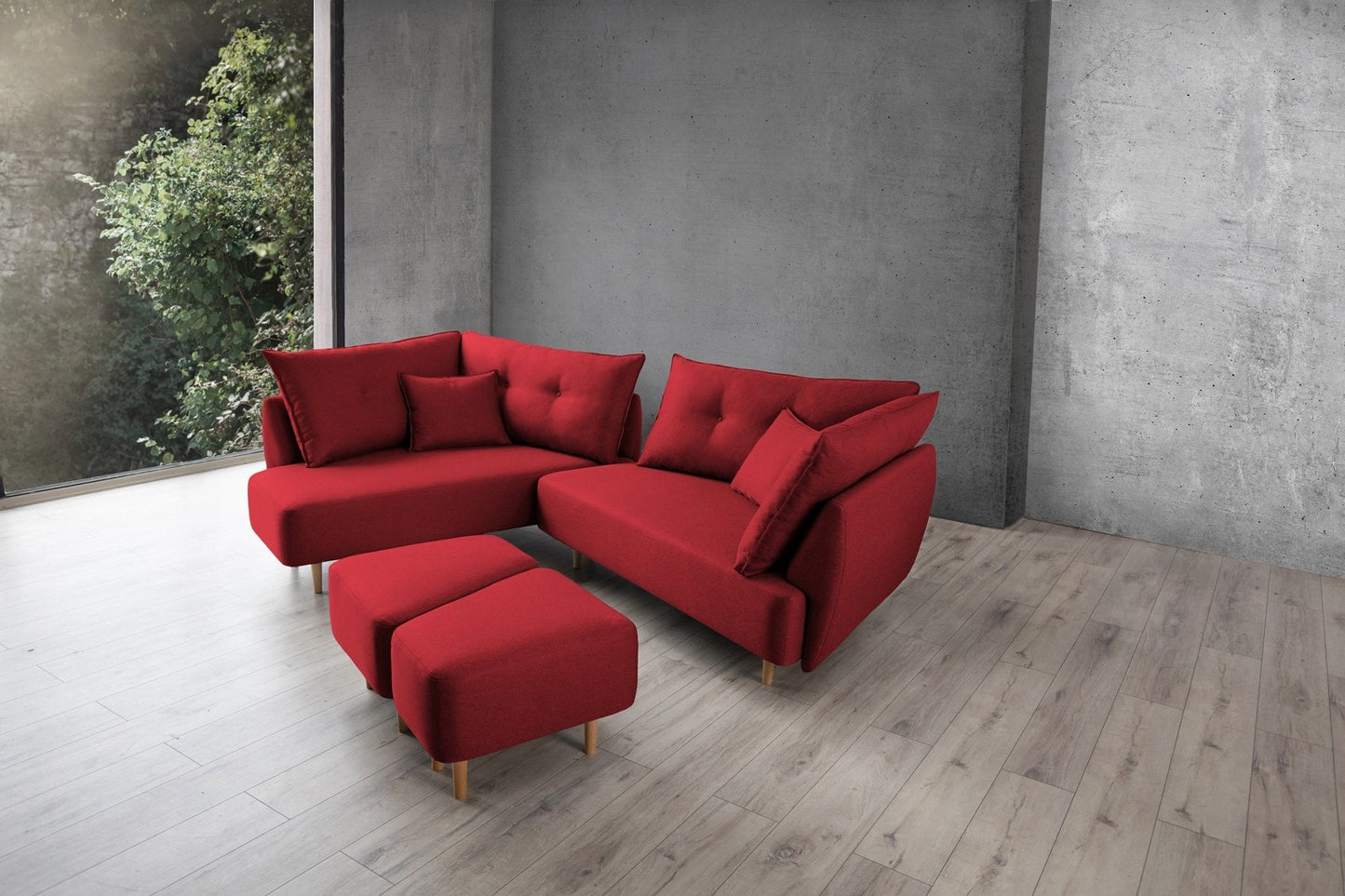 Modulares Sofa Mike mit Schlaffunktion - Livom