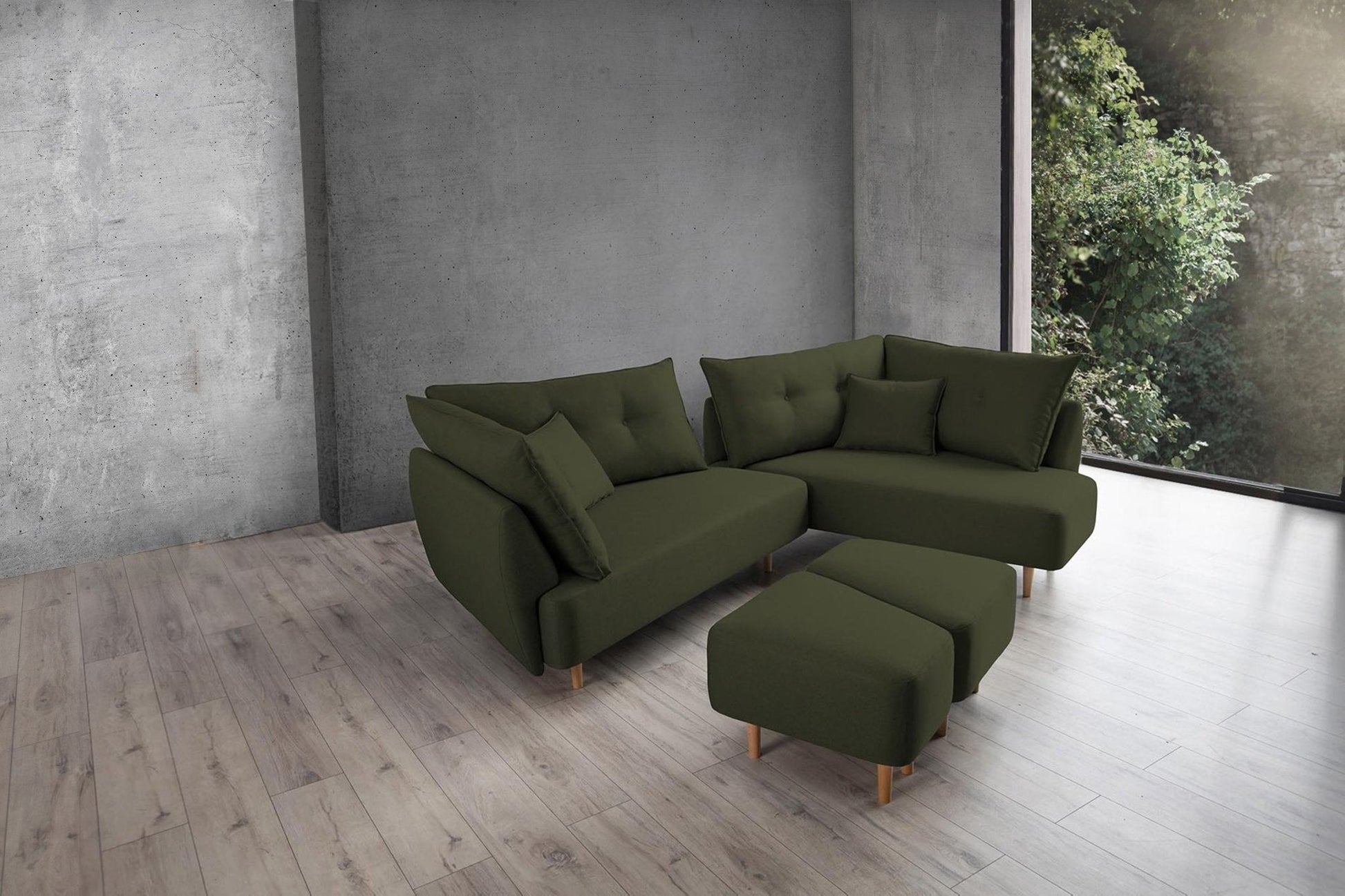 Modulares Sofa Mike mit Schlaffunktion - Livom