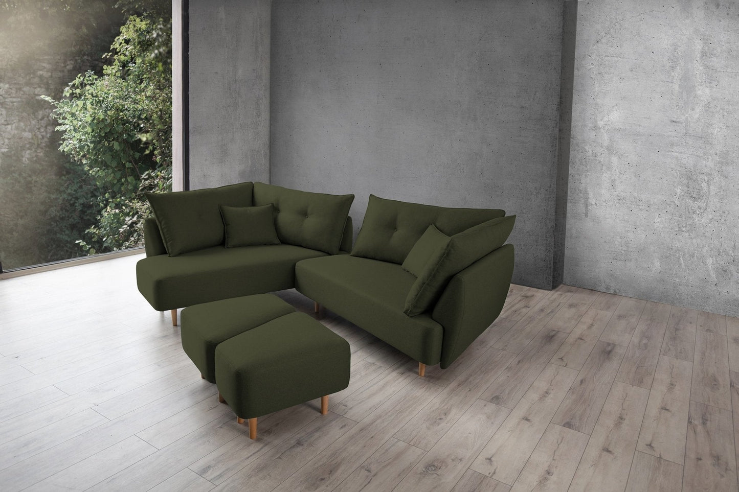 Modulares Sofa Mike mit Schlaffunktion - Livom