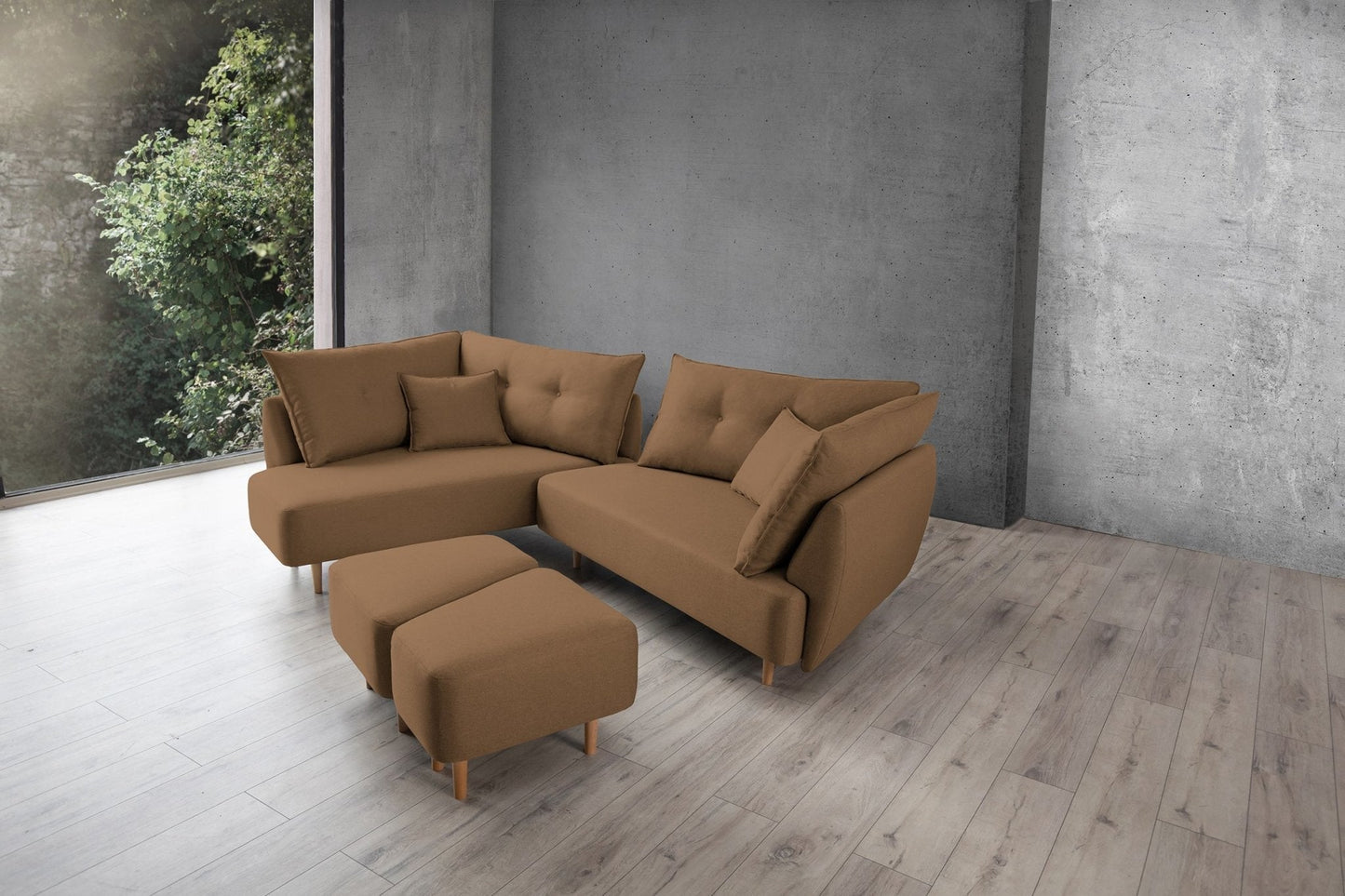 Modulares Sofa Mike mit Schlaffunktion - Livom