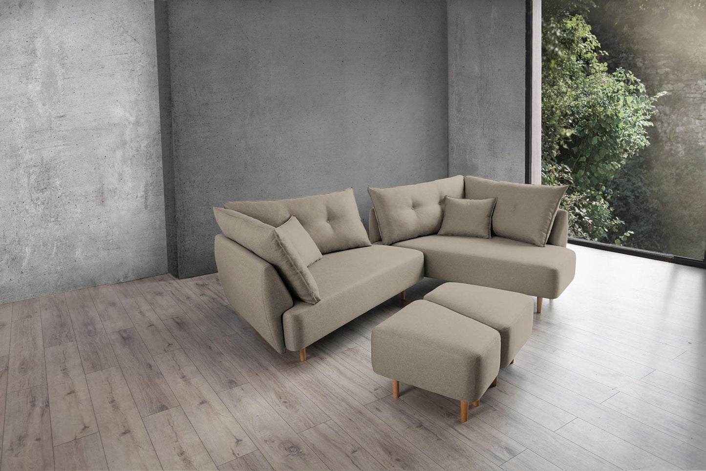 Modulares Sofa Mike mit Schlaffunktion - Livom