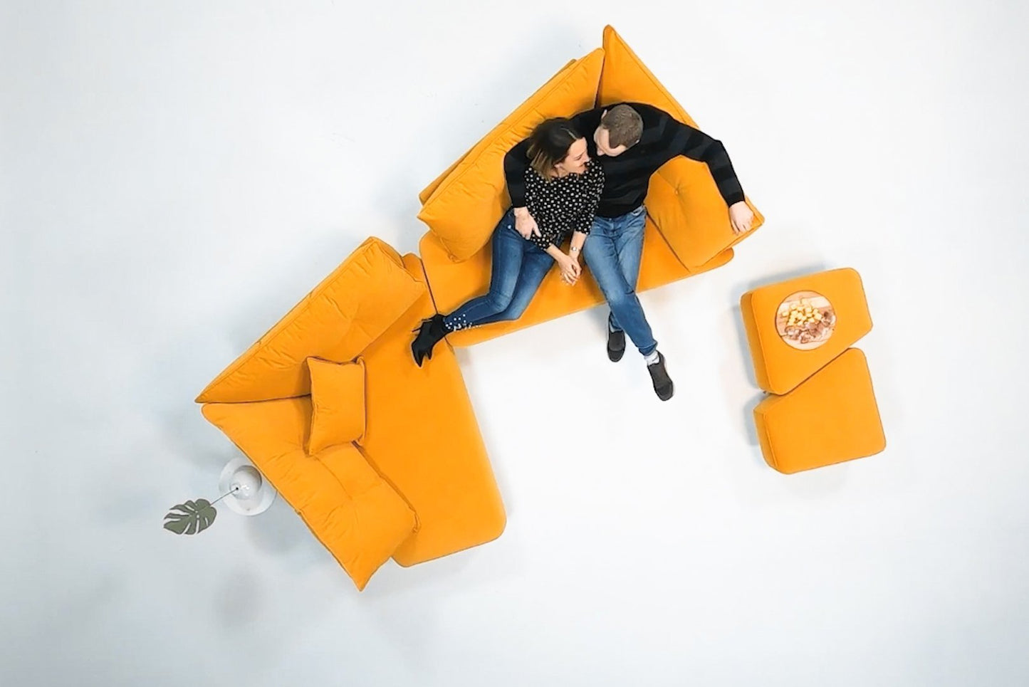 Modulares Sofa Mike mit Schlaffunktion - Livom