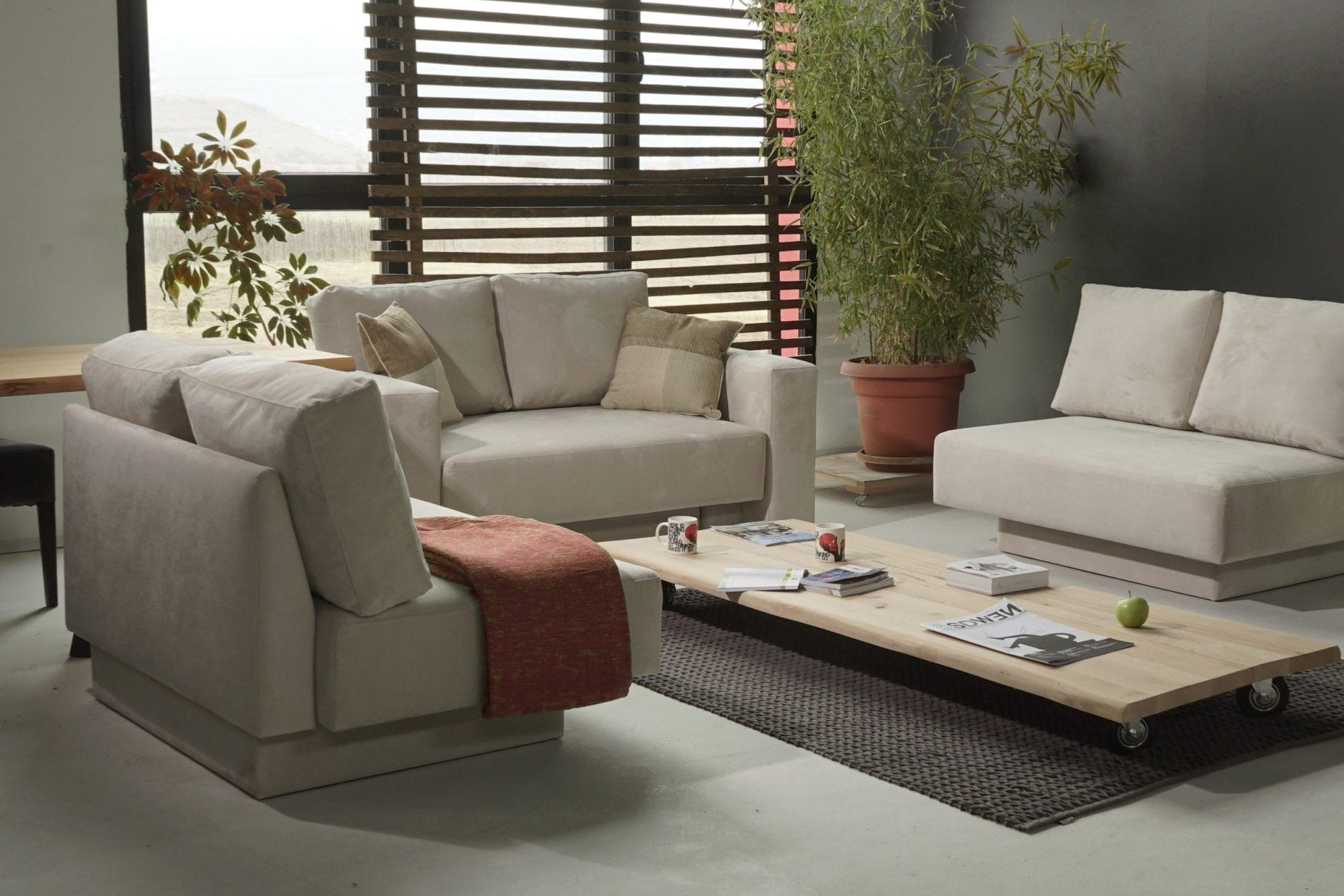 Modulares Sofa Rachel mit Schlaffunktion - Livom