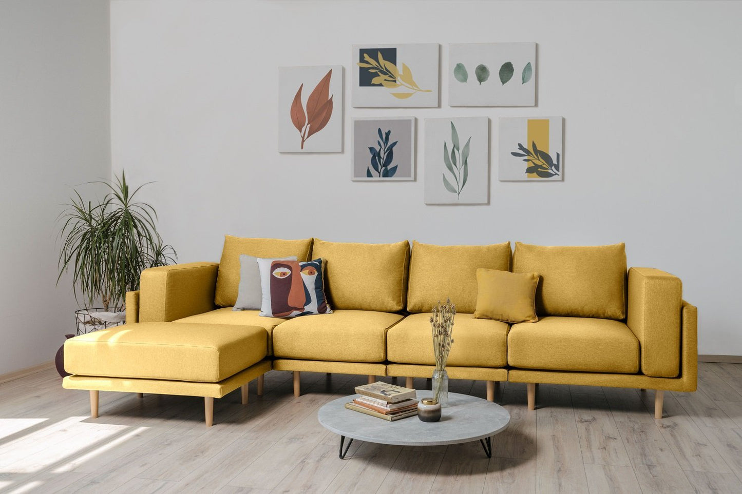 Stoffbezug Baumwolle - Modulares Sofa Donna XL - Livom