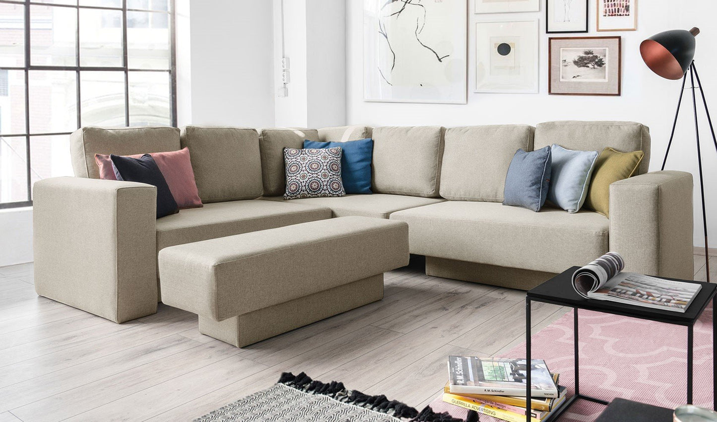 Stoffbezug Baumwolle - Modulares Sofa Rachel - Livom